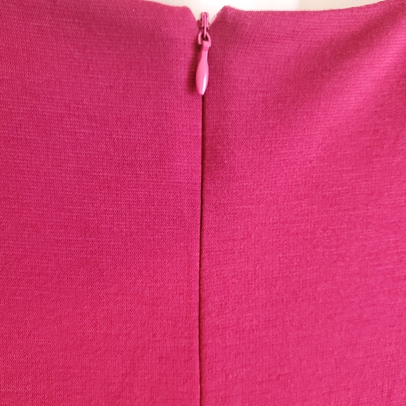 Maroon Fitted Dress WITH pockets! - Picture 5 of 6